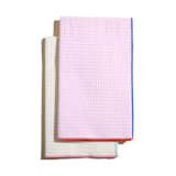 "Sugar Rush Waffle Weave Tea Towels (Set of 4)" - Tea Towels in pink by ATELIER SAUCIER