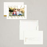 "Merriest&Bright" - Kwanzaa Cards in Golden by Ana de Sousa - Assembled