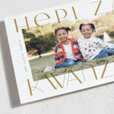 "Merriest&Bright" - Kwanzaa Cards in Golden by Ana de Sousa - Detail