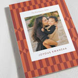 "Kente Cloth" - Kwanzaa Cards in Scarlet by Anelle Mostert - Detail