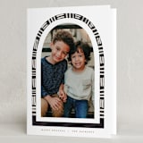 "Kwanzaa Pattern Arch" - Kwanzaa Cards in Onyx by Dawn Pope - Folded Card