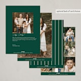 "Simple grace" - Kwanzaa Cards in Pine by Stacey Meacham - Back of Card Options