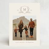 "Monogrammed" - Kwanzaa Cards in Ivory by Meagan Christensen - Front