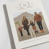 "Monogrammed" - Kwanzaa Cards in Ivory by Meagan Christensen - Detail