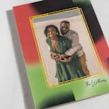 "Kwanza Frame" - Kwanzaa Cards in Papaya by Baumbirdy - Detail