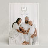 "Elegant Monogram" - Kwanzaa Cards in Mocha by Elan Studio - Front