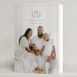 "Elegant Monogram" - Kwanzaa Cards in Mocha by Elan Studio - Folded Card