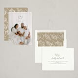 "Elegant Monogram" - Kwanzaa Cards in Mocha by Elan Studio - Assembled