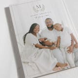 "Elegant Monogram" - Kwanzaa Cards in Mocha by Elan Studio - Detail