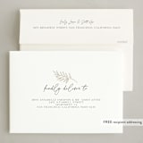 "Elegant Monogram" - Kwanzaa Cards in Mocha by Elan Studio - FREE Recipient Addressing