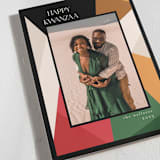 "Kaleidoscope" - Kwanzaa Cards in Noir by Morgan Kendall - Detail