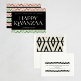 "Abstract Kente" - Kwanzaa Cards in Ebony by Heather Schertzer - Assembled