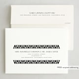 "Abstract Kente" - Kwanzaa Cards in Ebony by Heather Schertzer - FREE Recipient Addressing