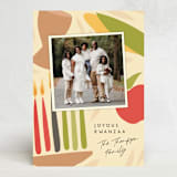 "Kwanzaa Blessings" - Kwanzaa Cards in Sand by Randi Cirelli - Front
