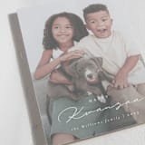"smile" - Kwanzaa Cards in Snow by AK Graphics - Detail
