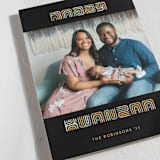 "Kwanzaa Type" - Kwanzaa Cards in Maize by Jenna Holcomb - Detail