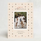 "Celebrating Community" - Kwanzaa Cards in Wheat by Cindy Reynolds - Front