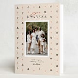 "Celebrating Community" - Kwanzaa Cards in Wheat by Cindy Reynolds - Folded Card