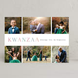 "The Grid" - Kwanzaa Cards in Ice by Mansi Verma - Front