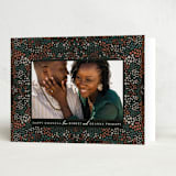 "Collective Dots" - Kwanzaa Cards in Pebble by Inkblot Design - Folded Card