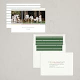 "Kwanzaa Stripes" - Kwanzaa Cards in Malachite by Alexandra Cohn - Assembled