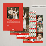"Colorful Border" - Kwanzaa Cards in Carnival by Phrosné Barwood - Back of Card Options