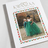 "Colorful Border" - Kwanzaa Cards in Carnival by Phrosné Barwood - Detail