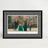 "Kwanzaa Decorative Frame" - Kwanzaa Cards in Midnight by Nam Bourassa - Front