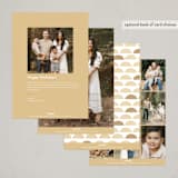 "Mod Candles" - Kwanzaa Cards in Linen by Robert and Stella - Back of Card Options