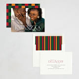 "Sweeping" - Kwanzaa Cards in Opal by Amy Payne - Assembled