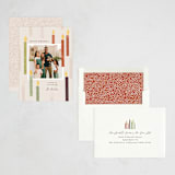 "Candles of light" - Kwanzaa Cards in Vanilla by Pati Cascino - Assembled