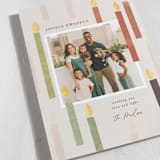 "Candles of light" - Kwanzaa Cards in Vanilla by Pati Cascino - Detail