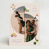 "Kwanzaa Deco Geo" - Kwanzaa Cards in Taupe by fatfatin - Front