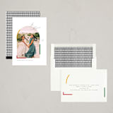 "Kwanzaa Minimalist" - Kwanzaa Cards in Snow by Kristie Kern - Assembled