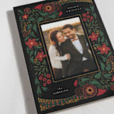 "Festive Flora" - Kwanzaa Cards in Rose by Grae - Detail