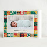 "Modern Kwanzaa" - Kwanzaa Cards in Sunset by Maria Alou - Folded Card
