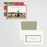 "Lined edge" - Kwanzaa Cards in Watermelon by Creo Study - Assembled