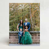 "A blessed Kwanzaa" - Kwanzaa Cards in Frost by Benita Crandall - Front