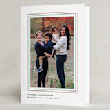 "Triple Frame" - Kwanzaa Cards in Frost by Liz Conley - Folded Card