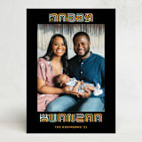 "Kwanzaa Type" - Kwanzaa Cards in Maize by Jenna Holcomb - Front