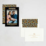 "Kwanzaa Type" - Kwanzaa Cards in Maize by Jenna Holcomb - Assembled