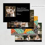 "Kwanzaa Organic Lines" - Kwanzaa Cards in Licorice by fatfatin - Back of Card Options