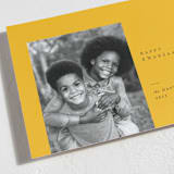 "Mod Kwanzaa" - Kwanzaa Cards in Lemon by Robert and Stella - Detail