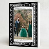 "Kwanzaa Decorative Frame" - Kwanzaa Cards in Midnight by Nam Bourassa - Folded Card