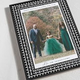 "Kwanzaa Decorative Frame" - Kwanzaa Cards in Midnight by Nam Bourassa - Detail