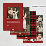 "Festive Flora" - Kwanzaa Cards in Rose by Grae - Back of Card Options
