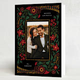 "Festive Flora" - Kwanzaa Cards in Rose by Grae - Folded Card