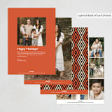 "Woven Border" - Kwanzaa Cards in Corn by letterfix - Back of Card Options
