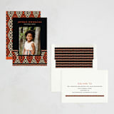 "Woven Border" - Kwanzaa Cards in Corn by letterfix - Assembled