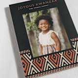 "Woven Border" - Kwanzaa Cards in Corn by letterfix - Detail